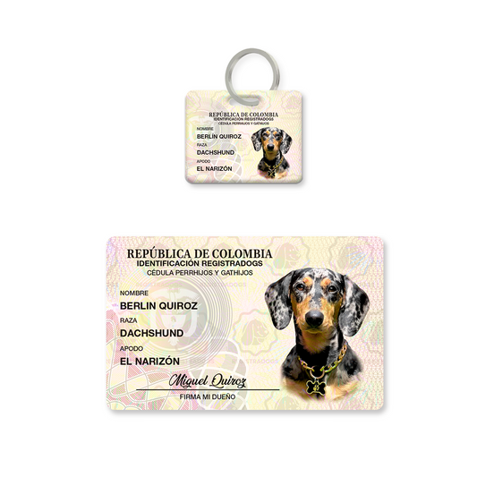 Combo Cédula + Placa cédula